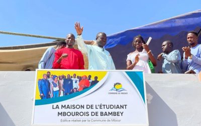 Le maire Cheikh Issa Sall a officiellement inauguré « la maison de l’étudiant Mbourois » de Bambey bâtie sur 17 chambres avec toutes les commodités requises .