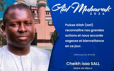 Le Maire de la Commune de Mbour vous souhaite une fête de Korité!!!