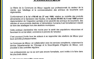 COMMUNIQUE